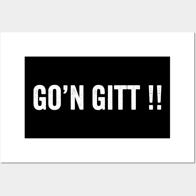 Go'n Git St. Patrick White Style T-Shirt Wall Art by Akbar Rosidianto shop